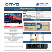 Onvo 32OV6000H 32" 81 Ekran Uydu Alıcılı HD Ready Smart LED TV - 2