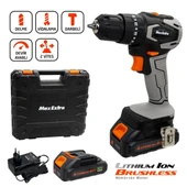 MAX EXTRA MX1830 Çift Akü Kömürsüz Darbeli Matkap Vidalama 20 Volt 1.5 Amper - 1