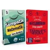 Ünlüler Karması 5. Sınıf Matematik Sempatik ve Ankara Yayıncılık Türkçe Soru Bankası Seti 2 Kitap - 1