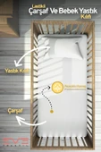 Bebek & Çocuk Antialerjik Pamuklu RanForce Lastikli Çarşaf ve Yastık Kılıfı Takımı - 1