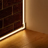 4 adet şeffaf L şekli kapak konnektörleri 2pin FCOB 8mm LED şerit işıklar lehimsiz bağlantı - 6