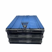 Sembol 513 Plastik Üç Çekmeceli Kutu 340X260x150mm 6 Adet - 1