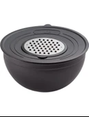 Globe 9 Parça Rendeli Saklama Kabı Seti - Mat Siyah - 1