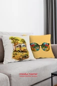 Moda Home Bedding Kırlent,Dolgulu kırlent,baskılı Kırlent,dekorasyon Kırlent(2 Adet) set13 - 4