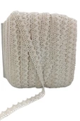 Kopanaki Dantel en 1,5 cm Krem 10 Metre - 1