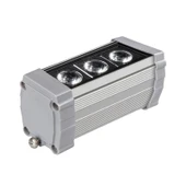 Sıva üstü Wallwasher lüks asil dekoratif ışık show gösteri aydınlatma dış duvar açık alan enerji tasarruflu tek renk Soğuk beyaz LED A-1001 12cm 3W thumbnail 3