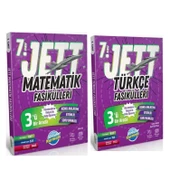 Ünlüler Yayınları 7. Sınıf Türkçe ve Matematik JETT Soru Fasikülleri Seti 2 Kitap - 1