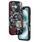 iPhone 16 Çiçek Desenli Magsafe Kapak - 5
