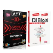 Ünlüler Karması AYT Matematik Karması Tıpkı Basım 10 Deneme ve AKM Dil Bilgisi Soru Bankası Seti 2 Kitap - 1