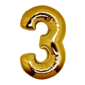 Brokoli Home 3 Numara Folyo Gold Balon Folyo Altın Balon 100cm 40İnç - 1