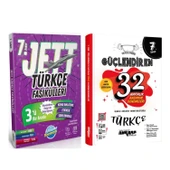 Ünlüler Yayınları 7. Sınıf Türkçe JETT Soru Fasikülleri ve Ankara Yayıncılık Deneme Seti 2 Kitap - 1