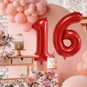 Brokoli Home 9 Numara Folyo Gold Balon, Folyo Altın Balon 100cm 40 İnç - 3