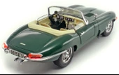 NessiWorld Bburago 1:18 Jaguar E Type Cabriolet 1961 Yeşil Model Araba - 3