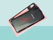 Samsung Galaxy A20 A 205 Uyumlu FULL KASA Arka Kapak Batarya Kapağı - SİYAH - 1