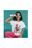 ALPŞAN TİCARET  23 Nisan Bayram Baskılı Çocuk Yetişkin Beyaz Tshirt - 1