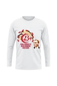 ALPŞAN TİCARET  23 Nisan Baskılı Uzun Kollu İnce T-shirt Çocuk Yetişkin Çocuk Bayramı Uzun Kollu Tişört - 1