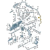 Skoda Superb 2002-2008 1.8 AWT Motor Emme Borusu 06B133522E - 2
