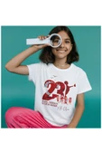 ALPŞAN TİCARET  Bayrak Baskılı 23 Nisan Ulusal Egemenlik Ve Çocuk Bayramı Çocuk Pamuklu Yumuşak T-shirt - 4