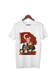ALPŞAN TİCARET  23 Nisan Tişörtleri 23 Nisan T-shirt Beyaz Çocuk Yetişkin Tişört Unisex T-shirt Çocuk Bayramı - 1