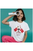 ALPŞAN TİCARET  23 Nisan Çocuk Bayramı Baskılı Çocuk Tişört 23 Nisan T-shirt - 3