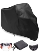 MotoEN  RMG Moto Gusto Ranger 100 Motorsiklet Brandası, Motor Örtüsü - Siyah - 1