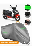 MotoEN  Vinleks Gri Asya AS 150 T1 Uyumlu Motosiklet Brandası Lüx Kalite (Kilit Uyumlu) thumbnail 1