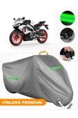 MotoEN  Vinleks Gri Aprilia Tuono 125 Uyumlu Motosiklet Brandası Lüx Kalite (Kilit Uyumlu) thumbnail 1