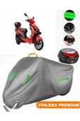 MotoEN  Vinleks Gri Arora ZR5 Arka Çanta Uyumlu Motosiklet Brandası (Kilit Uyumlu) - 1