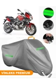 MotoEN  Vinleks Gri Aprilia Mana 850 GT ABS Uyumlu Motosiklet Brandası Lüx Kalite (Kilit Uyumlu) thumbnail 1