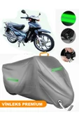 MotoEN  Vinleks Gri Arora AR 100-7 Special Alfa Uyumlu Motosiklet Brandası Lüx Kalite (Kilit Uyumlu) thumbnail 1