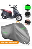 MotoEN  Vinleks Gri Arora Gemma Uyumlu Motosiklet Brandası Lüx Kalite (Kilit Uyumlu) - 1