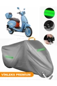 MotoEN Vinleks Gri Arora Cappucino 125 Uyumlu Motosiklet Brandası Lüx Kalite (Kilit Uyumlu) - 1