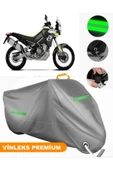 MotoEN  Vinleks Gri Aprilia Tuareg Uyumlu Motosiklet Brandası Lüx Kalite (Kilit Uyumlu) thumbnail 1
