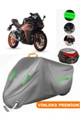 MotoEN  Vinleks Gri Arora GP 250 Arka Çanta Uyumlu Motosiklet Brandası (Kilit Uyumlu) - 1