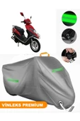 MotoEN  Vinleks Gri Apachi Pusat Uyumlu Motosiklet Brandası Lüx Kalite (Kilit Uyumlu) thumbnail 1
