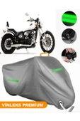 MotoEN  Vinleks Gri Asya Ghost 350 Uyumlu Motosiklet Brandası Lüx Kalite (Kilit Uyumlu) thumbnail 1