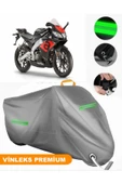 MotoEN  Vinleks Gri Aprilia RS 125 Uyumlu Motosiklet Brandası Lüx Kalite (Kilit Uyumlu) thumbnail 1