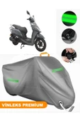 MotoEN  Vinleks Gri Arora Leader 50 Uyumlu Motosiklet Brandası Lüx Kalite (Kilit Uyumlu) thumbnail 1
