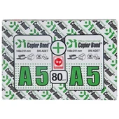 Copier Bond A5 Fotokopi Kağıdı 80gr-500 li 1 koli= 10 Paket - 1