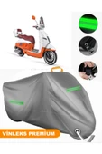 MotoEN  Vinleks Gri Arora Malibu Uyumlu Motosiklet Brandası Lüx Kalite (Kilit Uyumlu) thumbnail 1