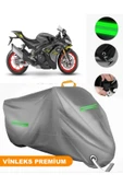 MotoEN  Vinleks Gri Aprilia RSV4 1100 Uyumlu Motosiklet Brandası Lüx Kalite (Kilit Uyumlu) thumbnail 1