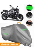 MotoEN  Vinleks Gri Bajaj Dominar 250 D Uyumlu Motosiklet Brandası Lüx Kalite (Kilit Uyumlu) thumbnail 1
