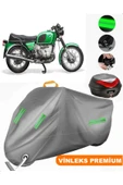 MotoEN  Vinleks Gri Bmw R 60-6 Arka Çanta Uyumlu Motosiklet Brandası (Kilit Uyumlu) thumbnail 1
