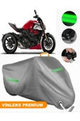 MotoEN  Vinleks Gri Ducati Diavel XDiavel Uyumlu Motosiklet Brandası Lüx Kalite (Kilit Uyumlu) thumbnail 1