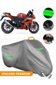 MotoEN  Vinleks Gri BuMoto/Jinling Calibre 250CC Uyumlu Motosiklet Brandası Lüx Kalite (Kilit Uyumlu) thumbnail 1