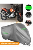 MotoEN  Vinleks Gri BuMoto/Jinling Ventura F250CC Uyumlu Motosiklet Brandası Lüx Kalite (Kilit Uyumlu) thumbnail 1