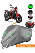 MotoEN  Vinleks Gri Benelli BN 251 Arka Çanta Uyumlu Motosiklet Brandası (Kilit Uyumlu) thumbnail 1