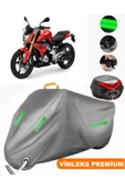 MotoEN  Vinleks Gri Bmw G 310 R Arka Çanta Uyumlu Motosiklet Brandası (Kilit Uyumlu) thumbnail 1