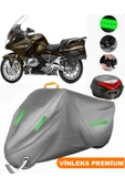 MotoEN  Vinleks Gri Bmw R 1250 RT Arka Çanta Uyumlu Motosiklet Brandası (Kilit Uyumlu) thumbnail 1