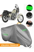 MotoEN  Vinleks Gri Çelik Motor Crown 150 Uyumlu Motosiklet Brandası Lüx Kalite (Kilit Uyumlu) thumbnail 1